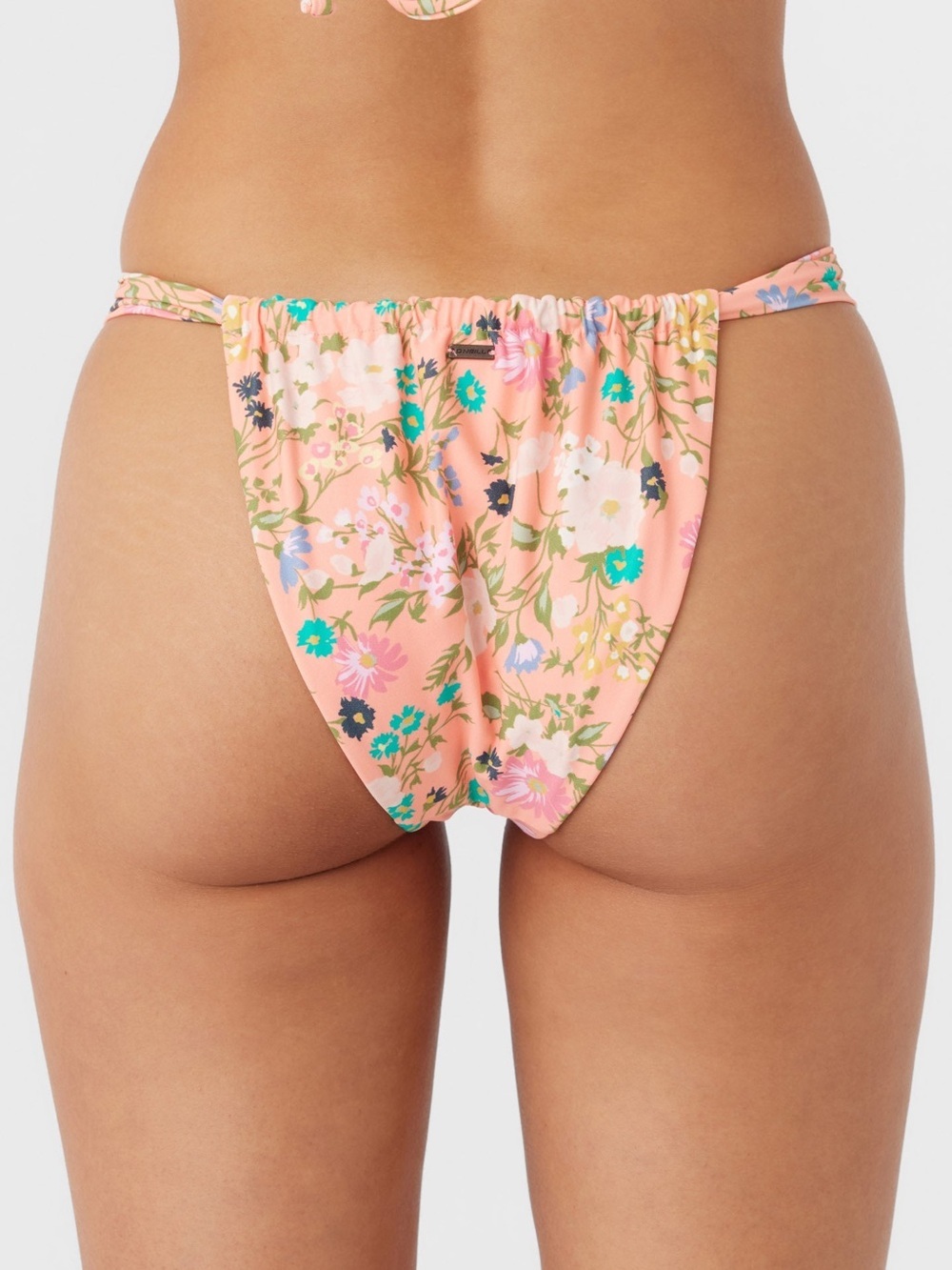 O’Neill Kelly Floral Solimar Medium Bikini Bottoms NWT Peach Floral Size M - Picture 2 of 7